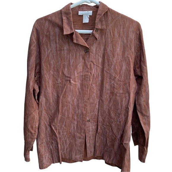 Vintage J & A Collection Women’s Blouse Top Size Large - Picture 1 of 4